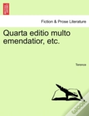 Capa do artigo Quarta Editio Multo Emendatior, Etc.