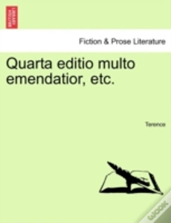 Capa do artigo Quarta Editio Multo Emendatior, Etc.