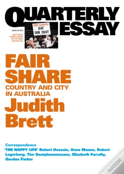 Capa do artigo Quarterly Essay 42 Fair Share