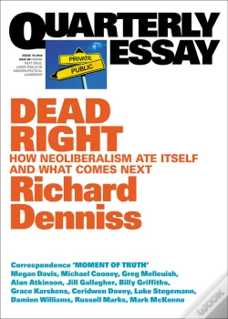 Capa do artigo Quarterly Essay 70 Dead Right