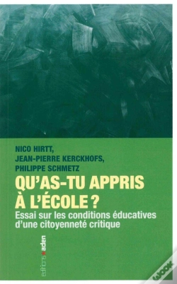 Capa do artigo Qu'As Tu Appris À L'École ? Éduquer, Former Et Instruire Pour Changer Le Monde