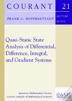 Capa do artigo Quasi-Static State Analysis Of Differential, Difference, Integral And Gradient Systems