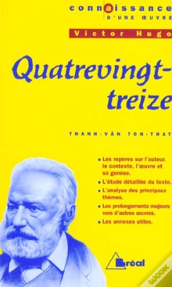 Capa do artigo Quatre-Vingt Treize De Victor Hugo