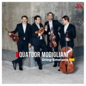 Capa do artigo Quatuor Modigliani: Grieg/Smetana - CD