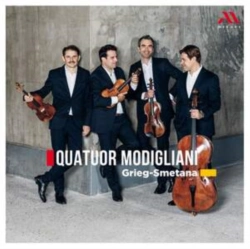 Capa do artigo Quatuor Modigliani: Grieg/Smetana - CD