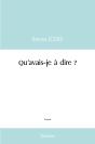 Qu'Avais-Je À Dire ? - Preview