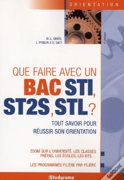 Capa do artigo Que Faire Avec Un Bac Sti, St2s, Stl ? 7e Edition