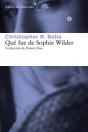 Qué Fue De Sophie Wilder - Preview