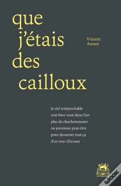 Capa do artigo Que J'Étais Des Cailloux