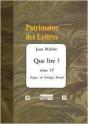 Que Lire ? Tome Vi - Preview