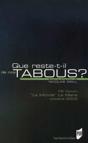 Que Reste-T-Il De Nos Tabous ? Forum "Le Monde" Le Mans, Octobre 2003 - Preview