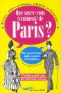 Que Savez-Vous Vraiment De Paris ? - Preview