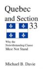 Quebec And Section 33 - Preview