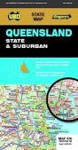 Queensland State & Suburban Map 470 30th Ed - Preview