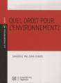 Quel Droit Pour L'Environnement ? - Preview