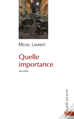 Capa do artigo Quelle Importance
