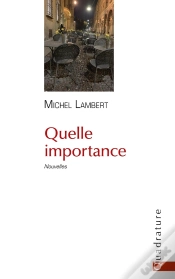 Capa do artigo Quelle Importance