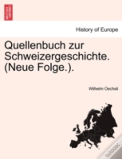 Capa do artigo Quellenbuch Zur Schweizergeschichte.  Ne
