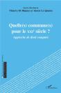 Quelle(S) Commune(S) Pour Le Xxie Siècle ? Approche De Droit Comparé - Preview