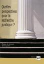 Quelles Perspectives Pour La Recherche Juridique? - Preview
