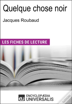 Capa do artigo Quelque Chose Noir De Jacques Roubaud
