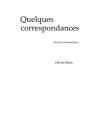Quelques Correspondances - Preview