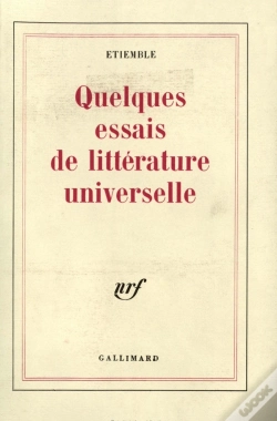 Capa do artigo Quelques Essais De Littérature Universelle