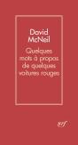 Quelques Mots À Propos De Quelques Voitures Rouges - Preview