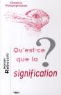 Qu'Est-Ce Que La Signification ? - Preview