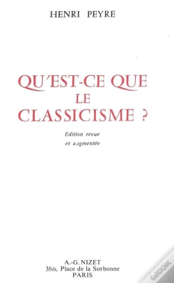 Capa do artigo Qu'Est-Ce Que Le Classicisme?