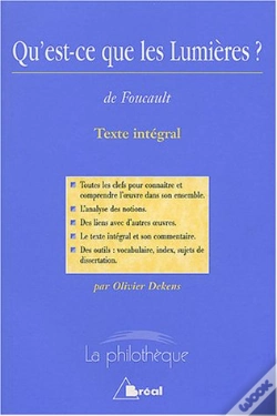 Capa do artigo "Qu'Est-Ce Que Les Lumieres" ; Texte Integral De M.Foucault