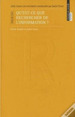 Capa do artigo Qu'Est-Ce Que Rechercher De L'Information ?