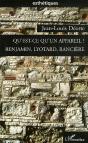 Qu'Est Ce Qu'Un Appareil ? Benjamin, Lyotard, Rancière - Preview