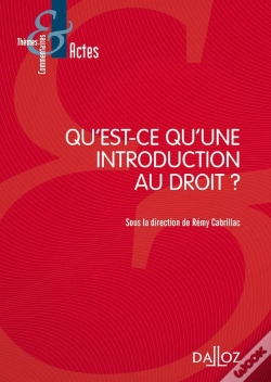 Capa do artigo Qu'Est-Ce Qu'Une Introduction Au Droit ?