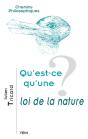 Qu'Est-Ce Qu'Une Loi De La Nature? - Preview