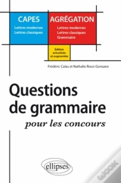 Capa do artigo Question De Grammaire Pour Les Concours ; Capes Agrégation