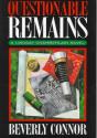 Questionable Remains (Lindsay Chamberlain Mysteries) - Preview