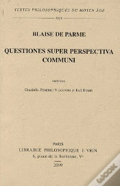 Capa do artigo Questiones Super Perspectiva Communi
