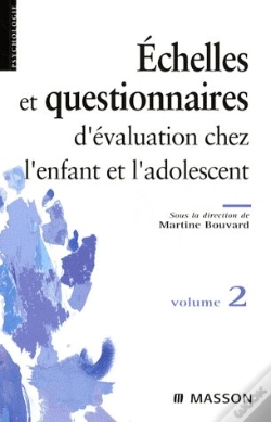Capa do artigo Questionnaires D'Évaluation De L'Enfant