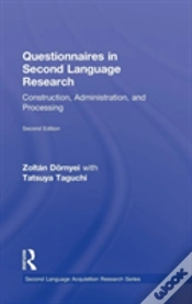 Capa do artigo Questionnaires In Second Language Research