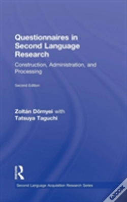 Capa do artigo Questionnaires In Second Language Research