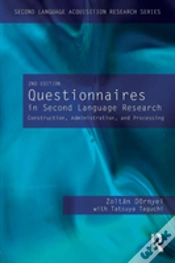 Capa do artigo Questionnaires In Second Language Research