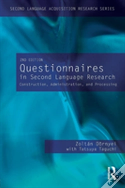 Capa do artigo Questionnaires In Second Language Research