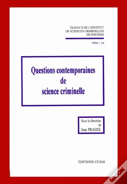 Capa do artigo Questions Contemporaines De Science Criminelle