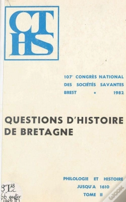 Capa do artigo Questions D Histoire De Bretagne Actes Des