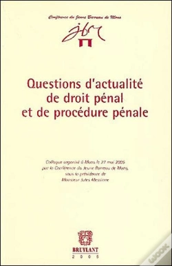 Capa do artigo Questions D'Actualite De Droit Penal Et De Procedure Penale