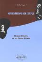 Questions De Style. 30 Jeux Littéraires Sur Les Figures De Style - Preview