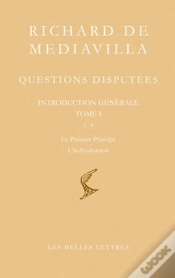 Capa do artigo Questions Disputees 1-8:Le Premier Principe T.1