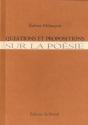 Questions Et Propositions Sur La Poesie - Preview