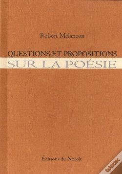 Capa do artigo Questions Et Propositions Sur La Poesie